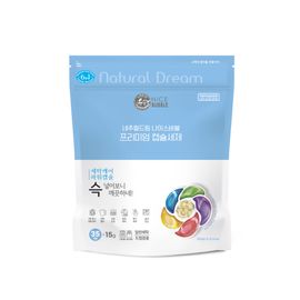Natural Dream NICE BUBBLE Premium Concentrated Perfume Laundry Capsule Detergent 15g x 35 pods _ Made in KOREA